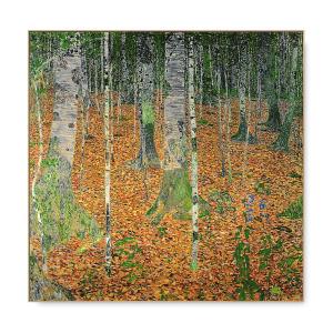 クリムト:The Birch Wood フレーム付の商品写真