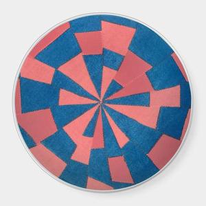 ルイーズ・ブルジョワ:Blue & Pink Pattern インテリアプレートの商品写真