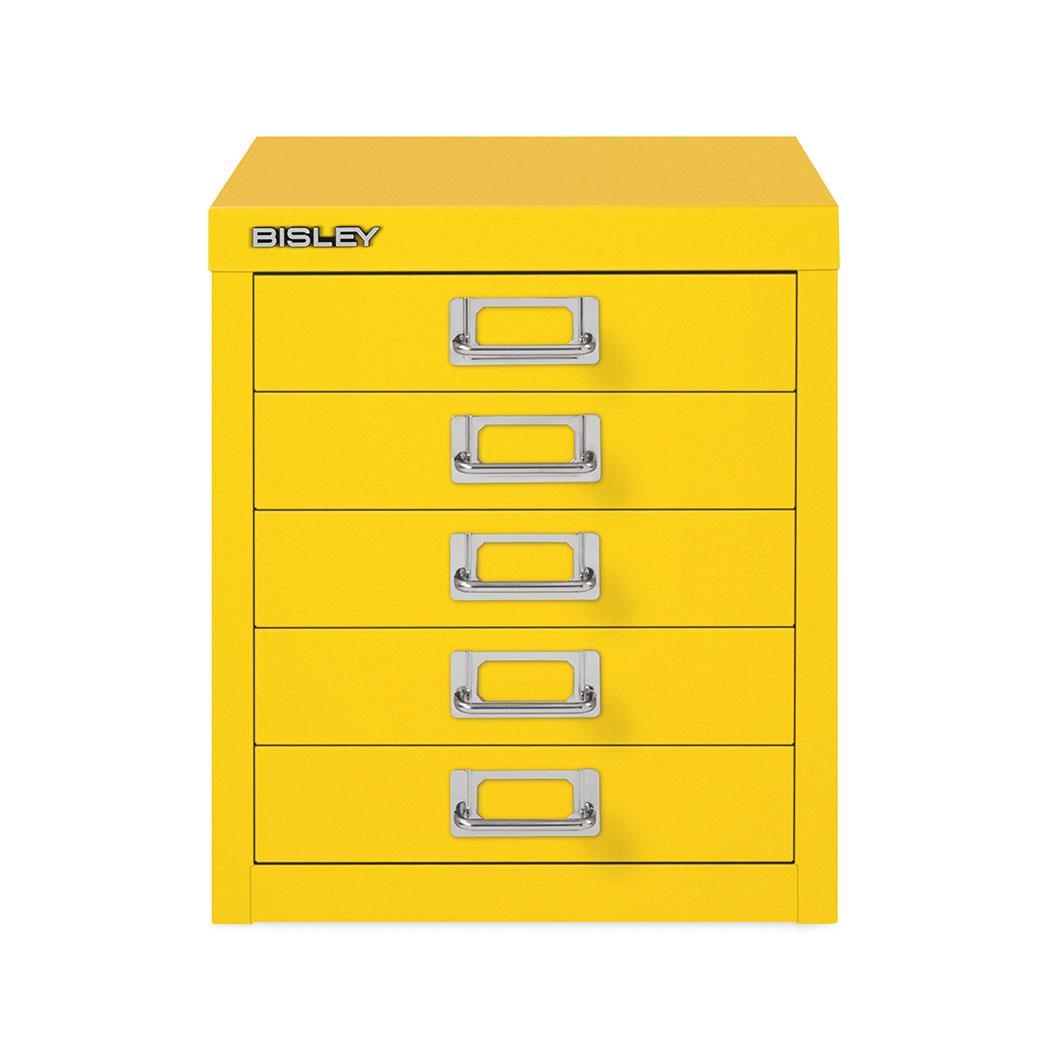 Bisley キャビネット 5ユニット イエローの商品写真