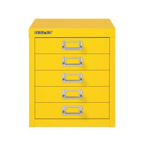 Bisley キャビネット 5ユニット イエローの商品写真
