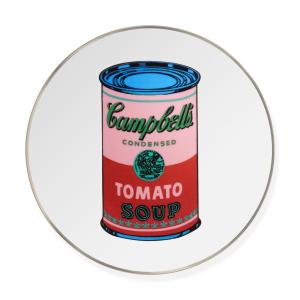 ウォーホル:Soup Cans Red インテリアプレートの商品写真