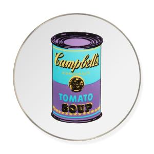 ウォーホル:Soup Cans Purple インテリアプレートの商品写真