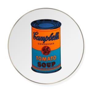 ウォーホル:Soup Cans Blue インテリアプレートの商品写真