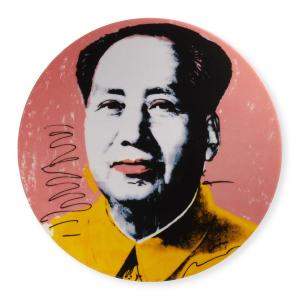 ウォーホル:毛沢東 インテリアプレート イエローの商品写真