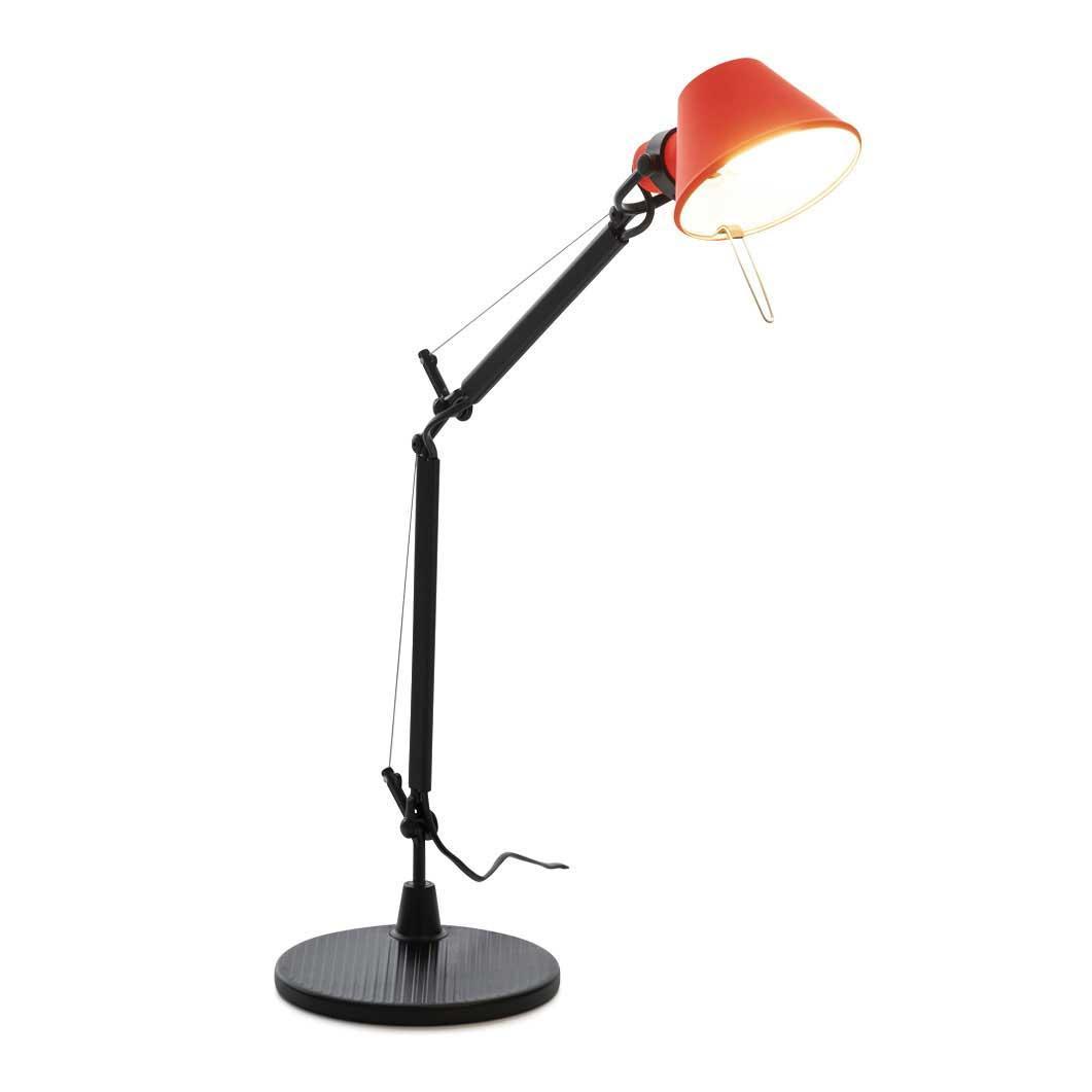 Tolomeo ミクロ テーブルランプ バイカラー ブラック/コーラルの商品写真