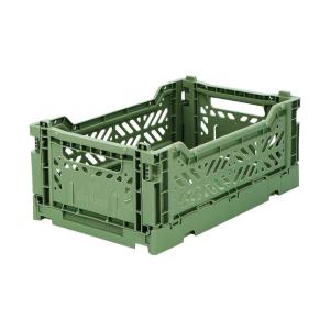 折りたたみ収納ボックス ミニ アーモンドグリーンの商品写真