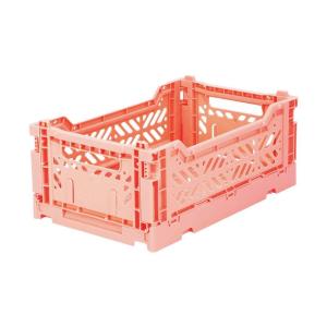 折りたたみ収納ボックス ミニ サーモンピンクの商品写真