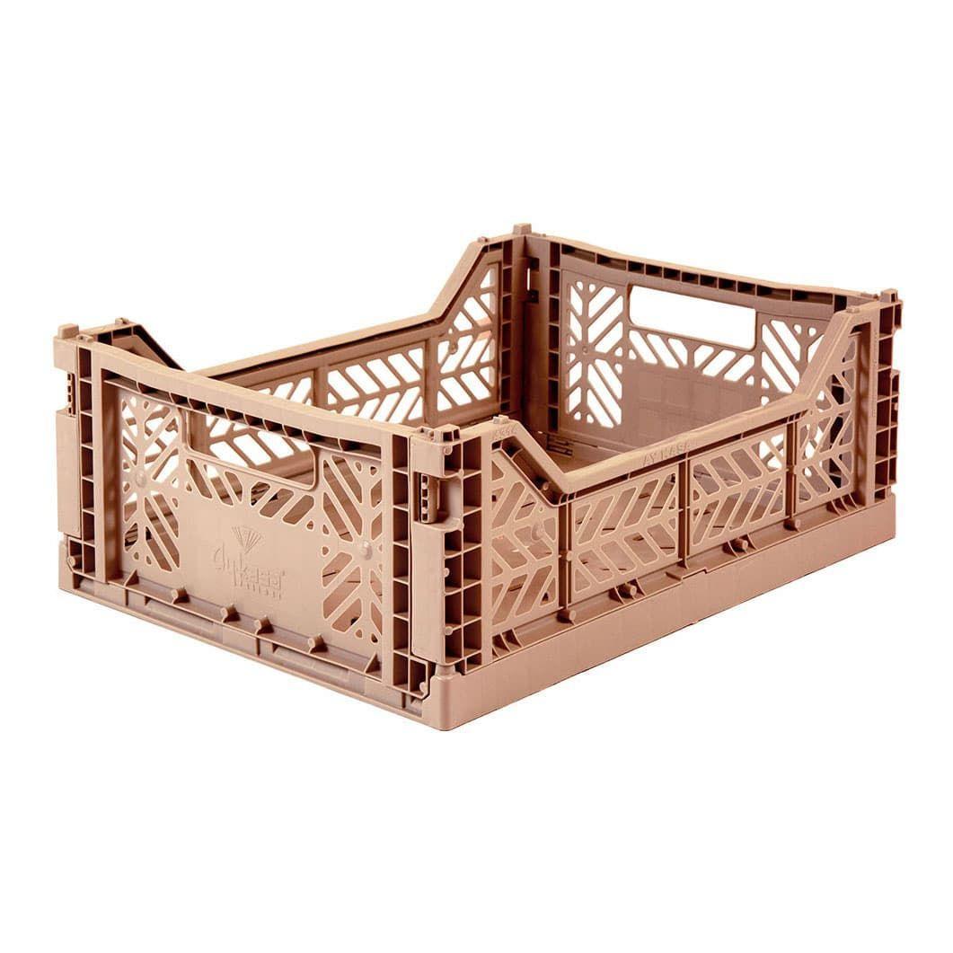 折りたたみ収納ボックス ミディ ウォームトープの商品写真