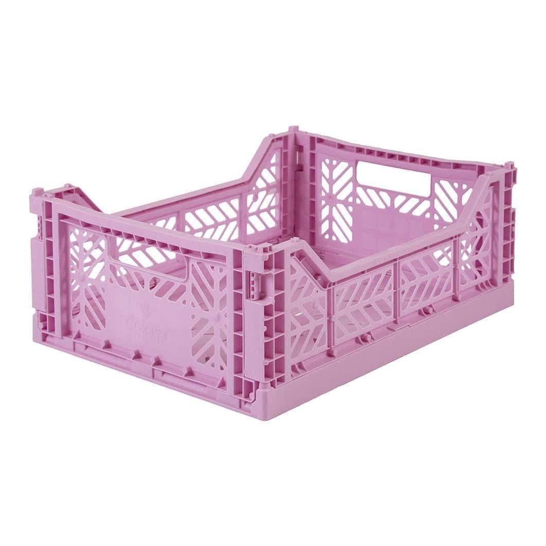 折りたたみ収納ボックス ミディ オーキッドの商品写真