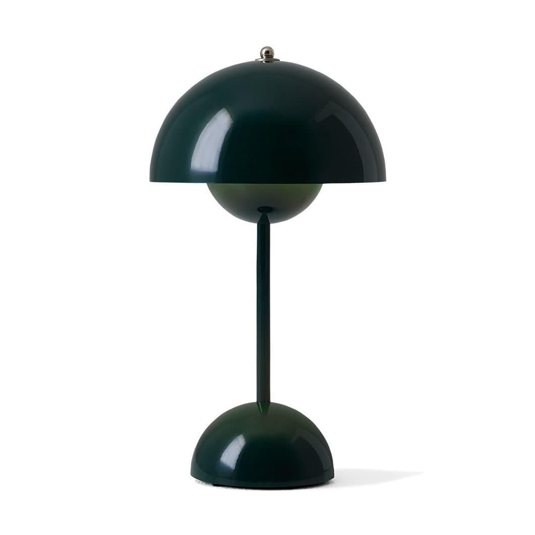 Flowerpot ポータブルテーブルランプ VP9 ダークグリーンの商品写真