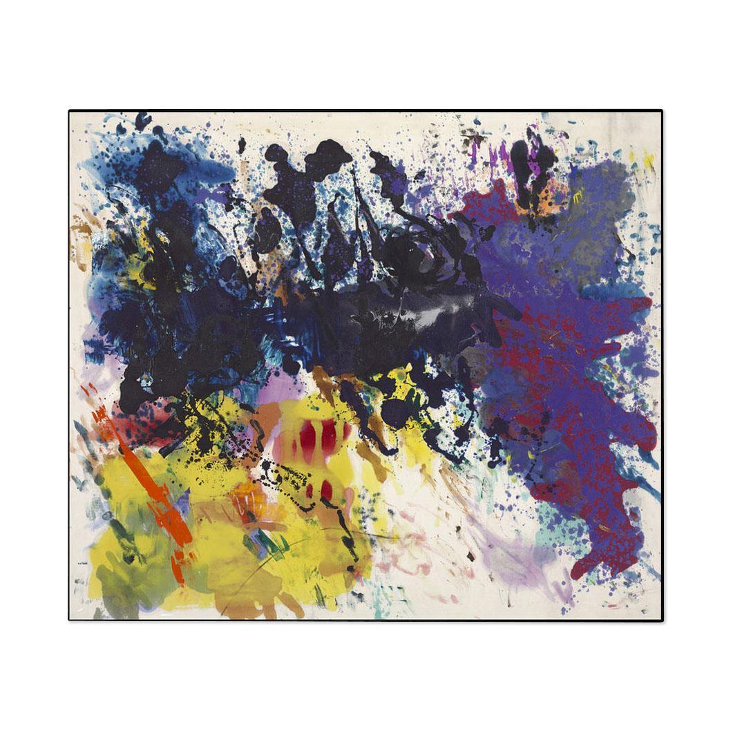 モーリス・ルイス:UNTITLED 5-76 フレーム付ポスターの商品写真