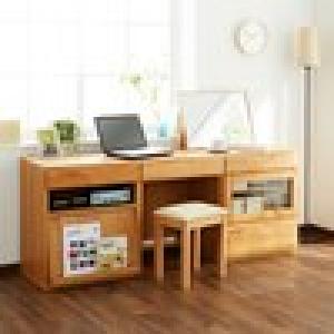 アルダー材の卓上スタンドミラーの商品写真