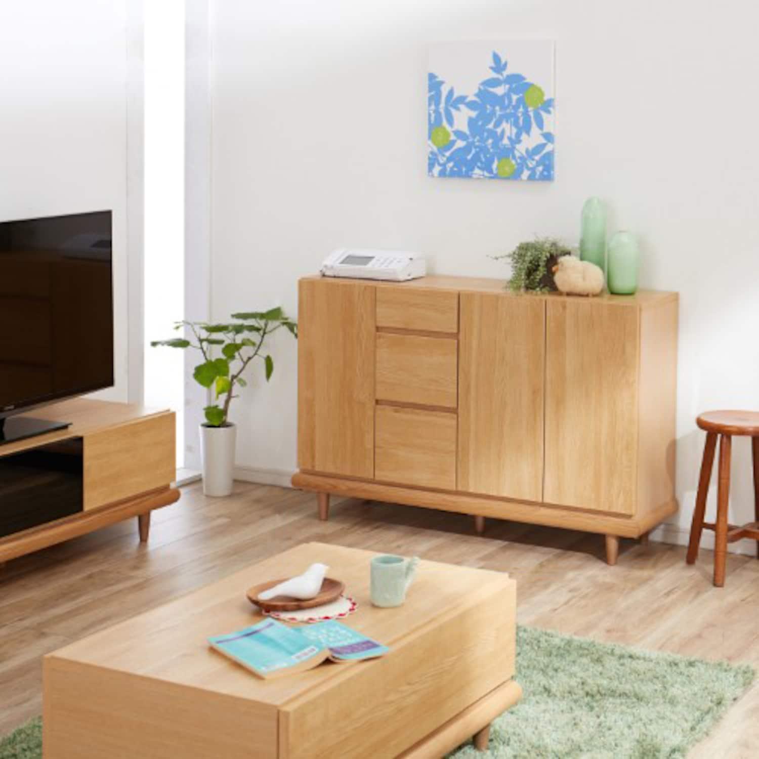 モダン薄型リビングボードの商品写真