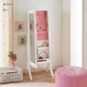 ジュエリー収納できるスタンドミラーの商品写真