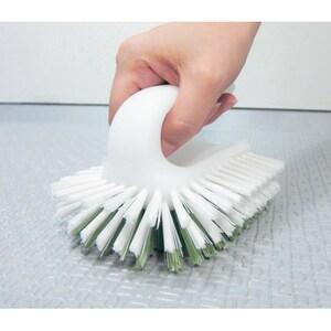 床のすきまにしっかり入るバスブラシの商品写真