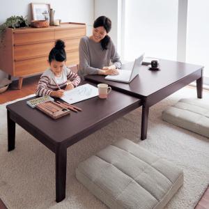 【4月28日までタイムセール】 やさしい丸みの伸長式ローテーブルの商品写真