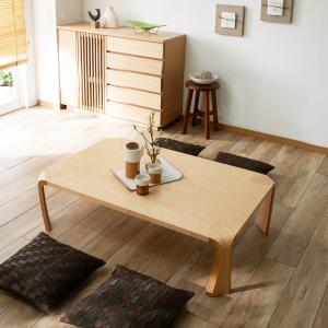 【国産】メープル材の座卓(天童木工)の商品写真