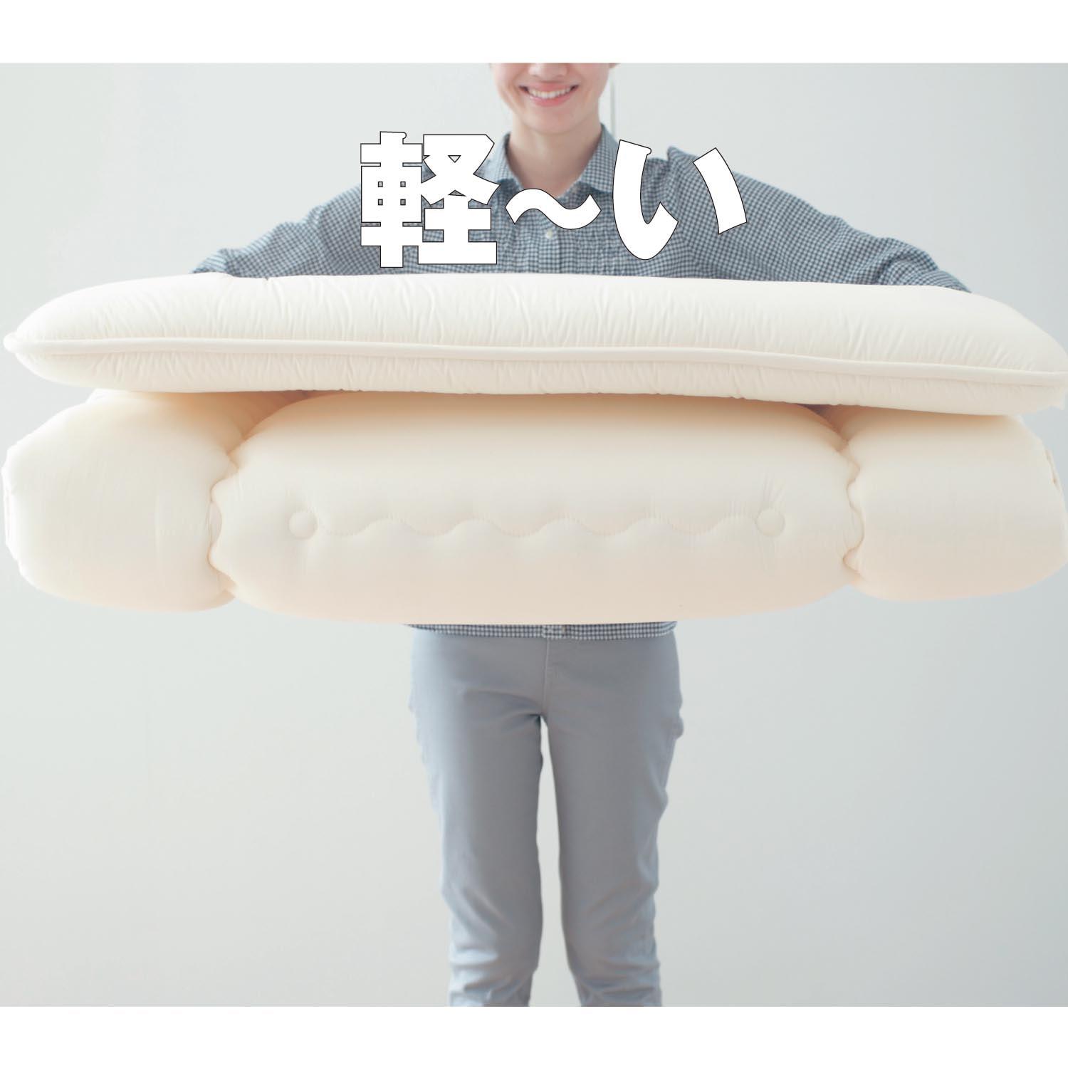 上げ下ろしラクラク軽量敷布団[日本製]の商品写真