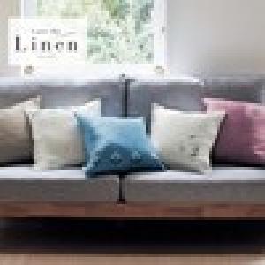 フレンチリネンカバー <クッションカバー/座布団カバー/長座布団カバー>の商品写真