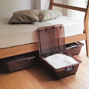 ベッド下収納ケース同色3個セット・4個セット <高さ18cm>の商品写真