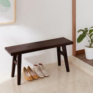 天然木玄関ベンチ <幅90cm>の商品写真