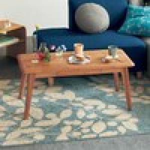 アルダー材の引出し付きリビングローテーブルの商品写真