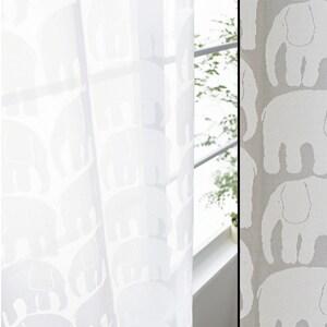 防炎デザインレースカーテンの商品写真