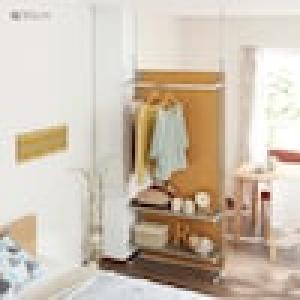 突っ張り間仕切りハンガーラック <幅60cm/幅90cm>の商品写真