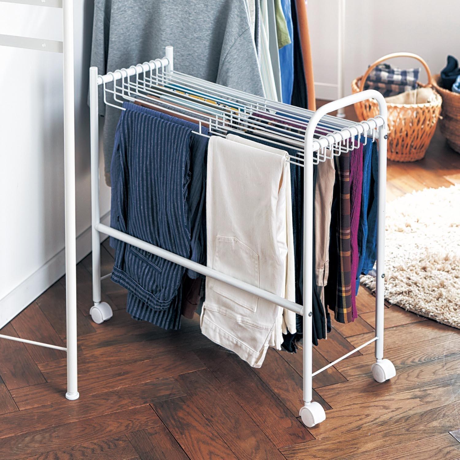 スリムボトムハンガーラックの商品写真