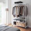 衣類を大量に収納できる頑丈ハンガーラック <幅121.5cm/幅152cm>の商品写真