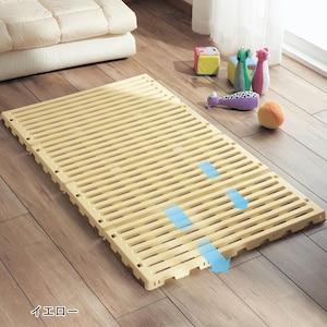 【ベビーベッド】ベビー用樹脂折りたたみすのこベッドの商品写真
