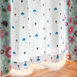 【58サイズ】刺繍風汚れ防止加工付き・UVカット・ミラーレースカーテン「ミニラボ」の商品写真