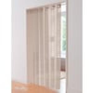 じゃばらにたためるフリーカットロング間仕切りカーテン[日本製]の商品写真