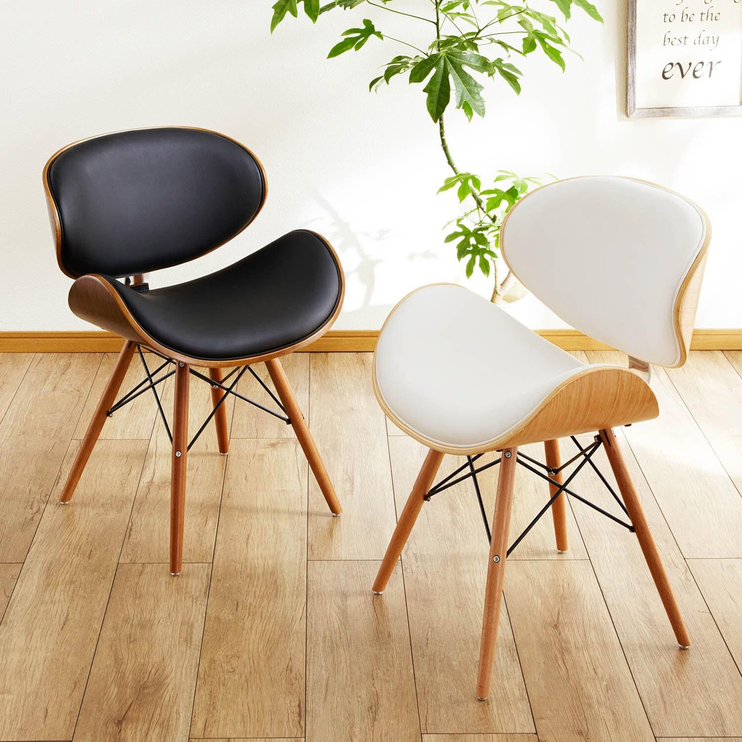 曲げ木のデザインチェアの商品写真