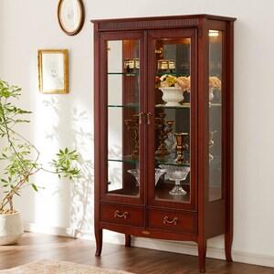 LEDライト付きクラシックコレクションキャビネットの商品写真