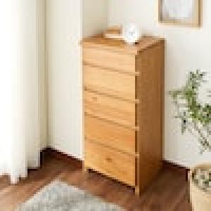 オーク材のリビングチェストの商品写真