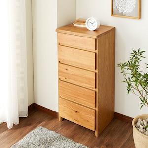 オーク材のリビングチェストの商品写真