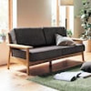 【5月6日までタイムセール】 オーク材フレームのカバーリングソファー <2人掛け/3人掛け>の商品写真