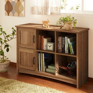 レトロ調ロータイプキャビネットの商品写真