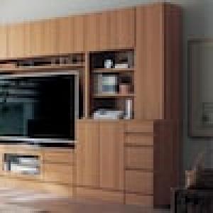 【5月6日までタイムセール】 圧迫感を抑えた壁面収納キャビネット[日本製]の商品写真