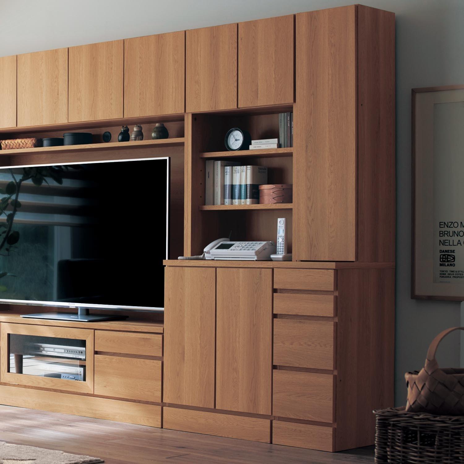 【5月6日までタイムセール】 圧迫感を抑えた壁面収納キャビネット[日本製]の商品写真