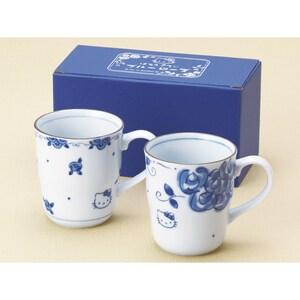 【5%OFF】 ブルーローズ ペアマグカップセット「ハローキティ」の商品写真