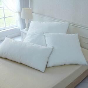 洗えるゆったりサイズのクッションピロー枕【ポリエステルわた】の商品写真