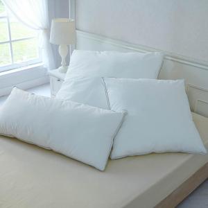 洗えるゆったりサイズのクッションピロー枕【ポリエステルわた】の商品写真