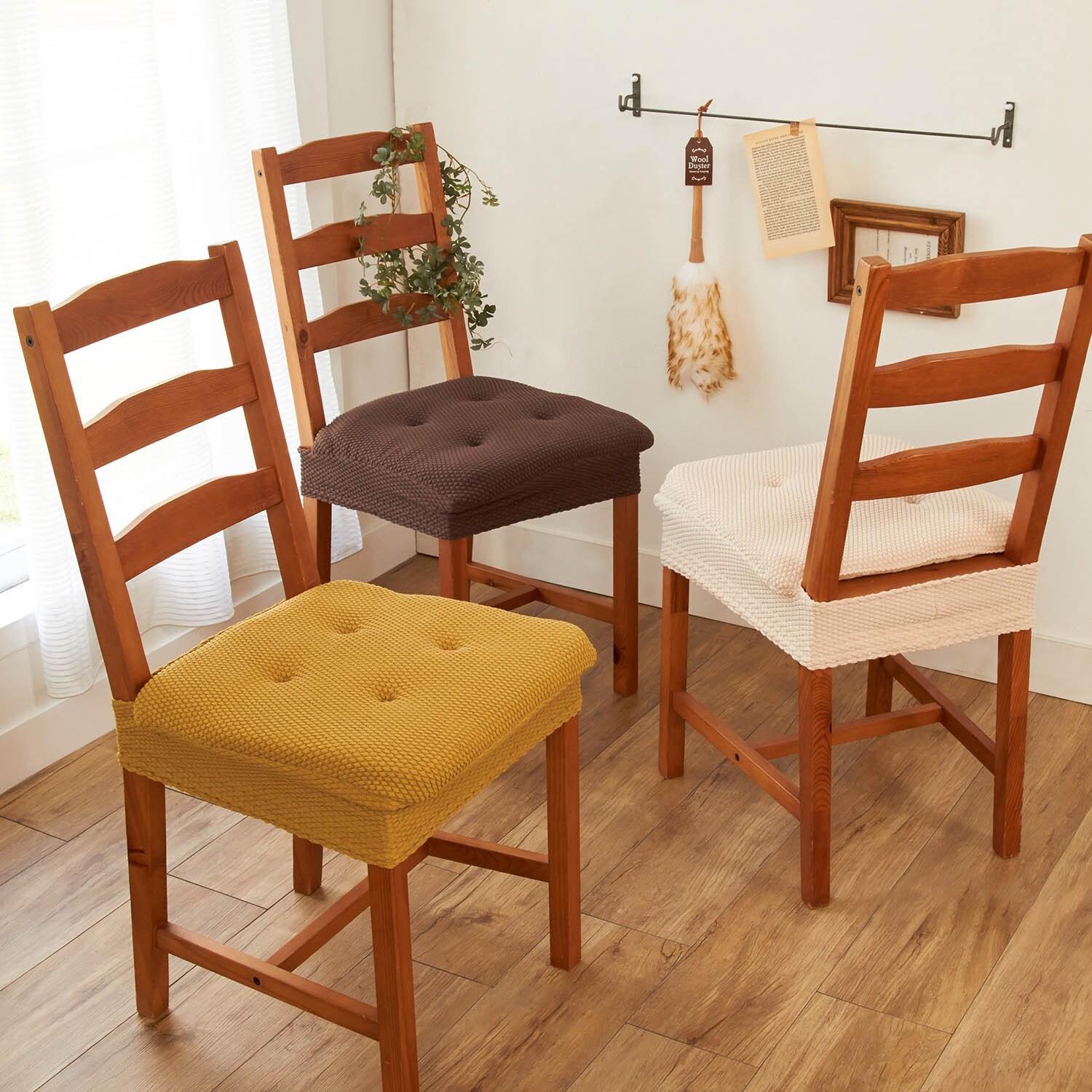 クッション付椅子カバー・座面のみカバーの商品写真