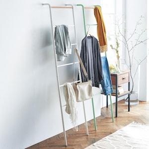 立て掛け式ラダーハンガー <幅45cm>の商品写真