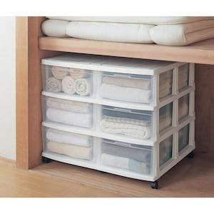 押入れ衣類ワゴン<奥行68cm>の商品写真