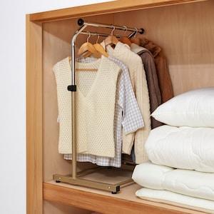 押入れダブルハンガーラックの商品写真