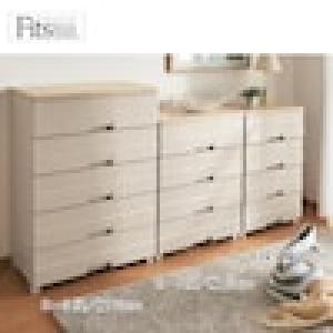 ロック付き引出しの衣類収納チェストの商品写真