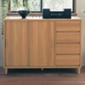 引戸キャビネット[日本製]の商品写真